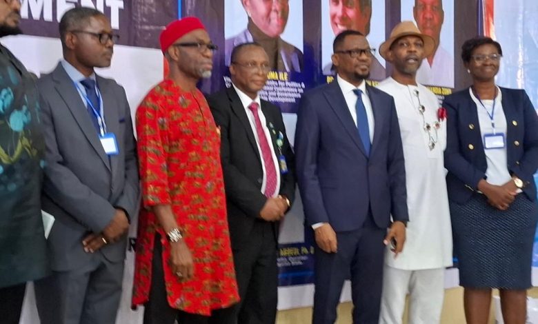 Gov. Otti in a group photograph